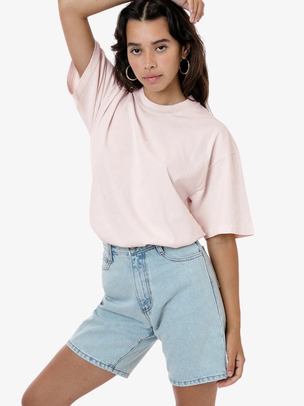 1801 6.5OZ GARMENT DYE CREW NECK T-SHIRT